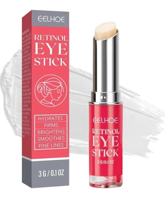 EELHOE Retinol Eye Stick, Anti Aging, Eye Stick, Eye Cream for Wrinkles, Eye Cream for Puffiness and Bags under Eyes, Eye Balm and Dark Circles