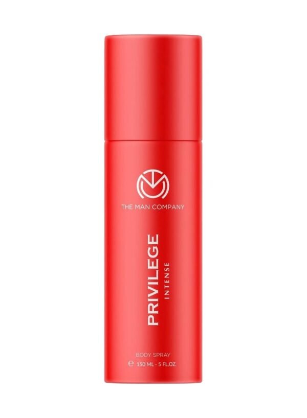 The Man Company Privilege Intense Deodorant For Men, Premium Body Spray, Long-Lasting Fragrance, Perfect Deo For Everyday Use, 150 ML