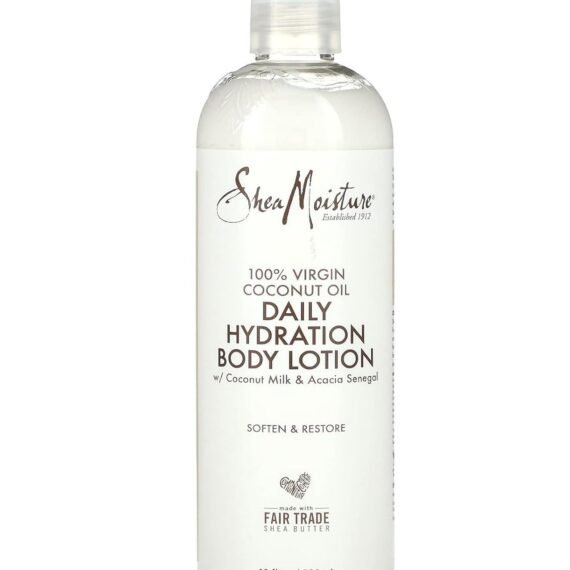 100% Virgin Coconut Oil Daily Hydration Body Lotion by Shea Moisture for Unisex - 13 oz Body Lotion 13 fl ozFluid Ounce
