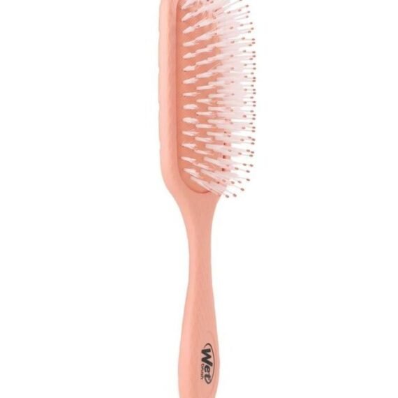 Go Green Treatment & Shine, Pink, Shine Brush, Coconut Oil Infused Hairbrush Innovation, Eco Friendly, Biodegradable Material, Shine Enhancement, Natural Oil