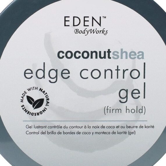 Coconut Shea Control Edge Glaze | 6 oz | Firm Hold, No Build Up, Moisturize, Add Shine - Packaging May Vary