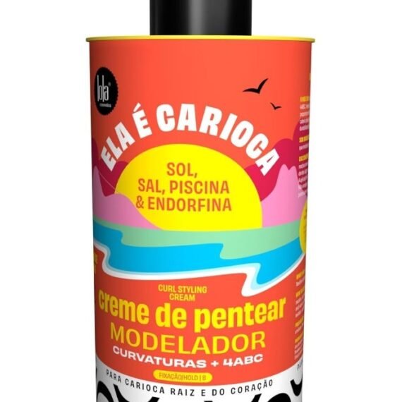 Ela E Carioca Curl Styling Cream With Coconut Water - Defines Curls, Provides A Flexible Hold & Controls Frizz, Ideal For All Curl Types (250 Ml)