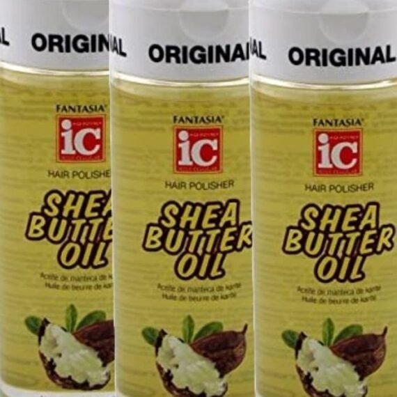 Ic Hair Polisher 6oz Shea Butter Oil (3 Pack)