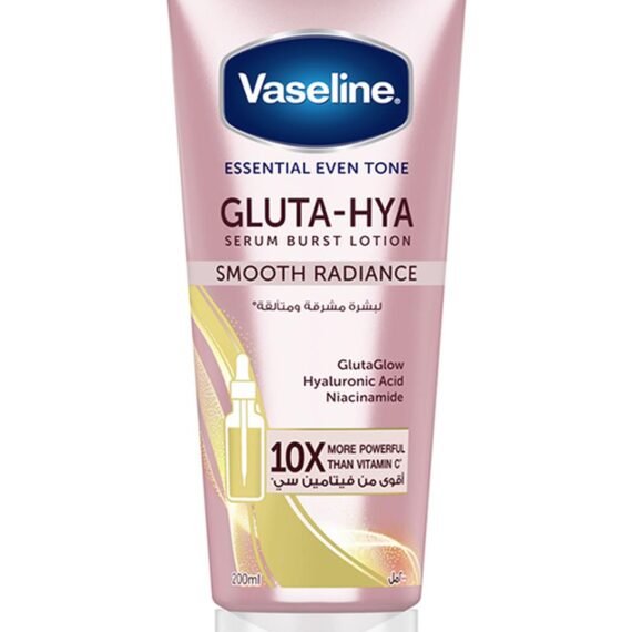 Gluta-Hya Serum Burst, Smooth Radiance, Essential Even Tone Body Lotion 200ml