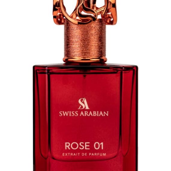 Rose 01 Extrait de Parfum, 50ml, Premium Quality Perfume, Unisex Fragrance, Rose, Floral, Fruity, Luxurious Blend Perfume for Women and Men 50ml