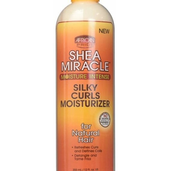 Shea Miracle Silky Curls Hair Moisturizer - Contains Shea & African Mango Butter, 12 Oz