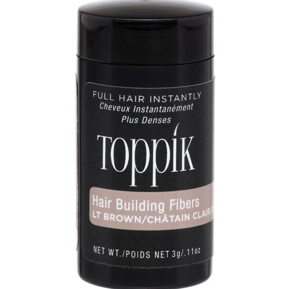 Hair Building Fibers Instant Hair Concealer for Thinning Hair, Hair Fiber for Men & Women, Texture Powder with Natural Keratin, Long-Lasting Hair Color Light Brown - 3g