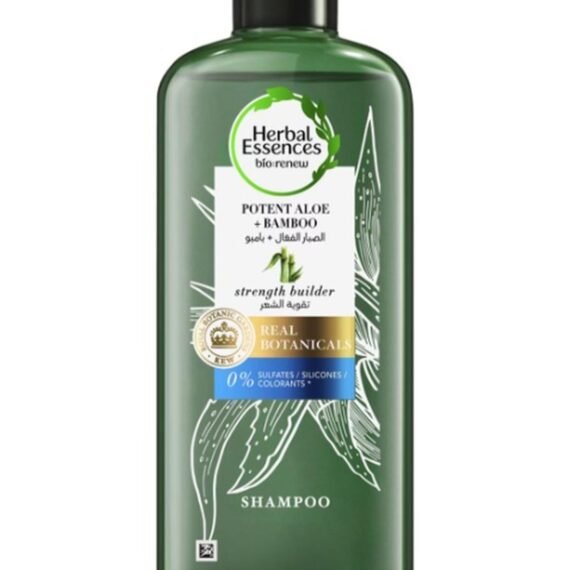 Hair Strengthening Sulfate Free Potent Aloe Vera With Bamboo Natural Shampoo For Dry Hair 400ml