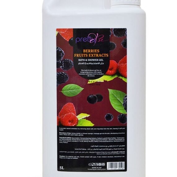 Bath & Shower Gel with Berries Fruits Extracts 5L