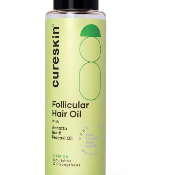 Cureskin Follicular Hair Oil | Nourishes & Strengthens with Annatto, Buriti, Brazil Nut and Coconut Oil (100 ml)