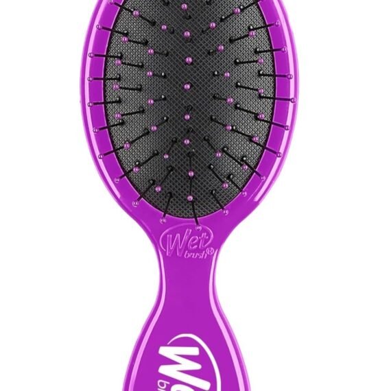 Wet Brush Squirt Detangler Hair With Soft Intelliflex Bristles, Mini Travel - (Voilet)