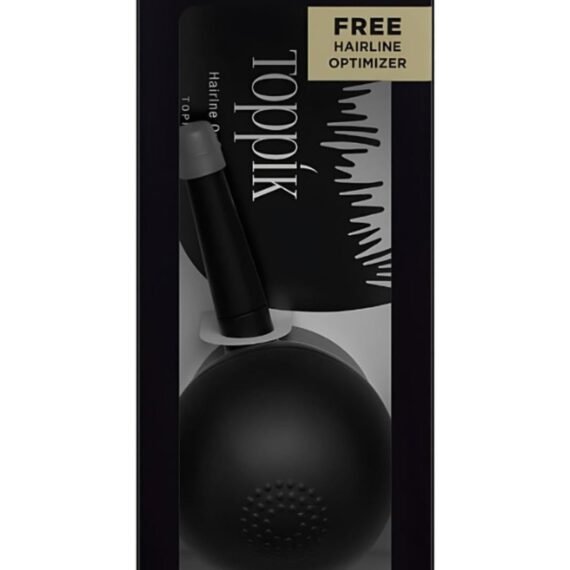 Hair Perfecting Duo Hair Fiber Applicator & Hairline Optimizer Comb Precision Application Tool for Thinning Hair - Black