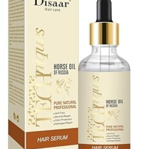 Hair Serum Anti Frizz Nourish Damaged Repair Color Protection Pure Natural Professional Advance Techniques Care  Horse Oil Of Russia 50ml
