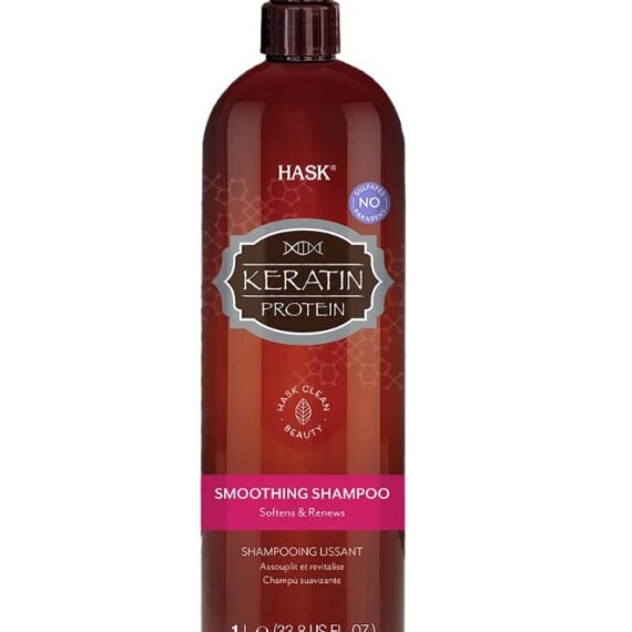 Keratin Protein Smoothing Shampoo for Frizzy & Damaged Hair - Reduces Frizz, Softens & Renews Shine (1 L)