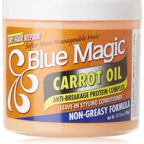 Blue Magic Carrot Oil Leave In Styling Conditioner, 13.75 Ounce