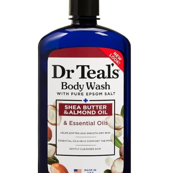 DR.TEALS SHEA BUTTER & ALMOND OIL ESSENTIAL OILS BODY WASH 710ML