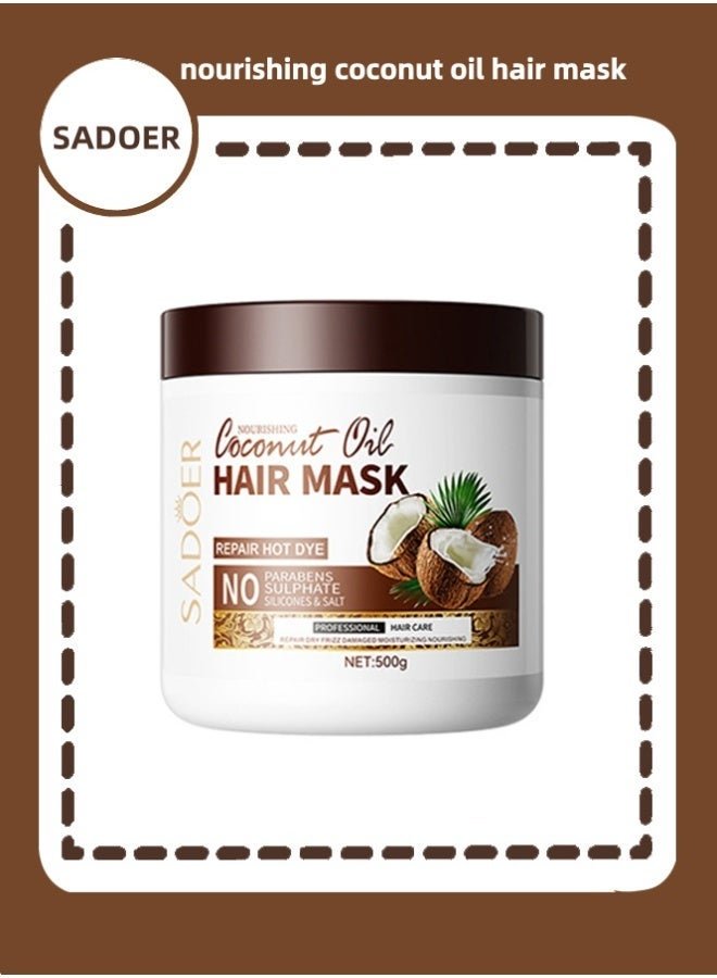 nourishing coconut oil hair mask
