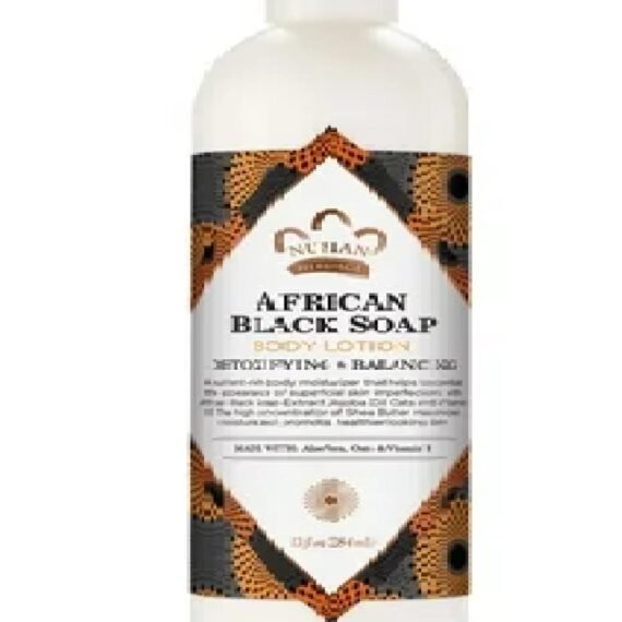 NUBIAN AFRICAN BLACK SOAP BODY LOTION 384ML