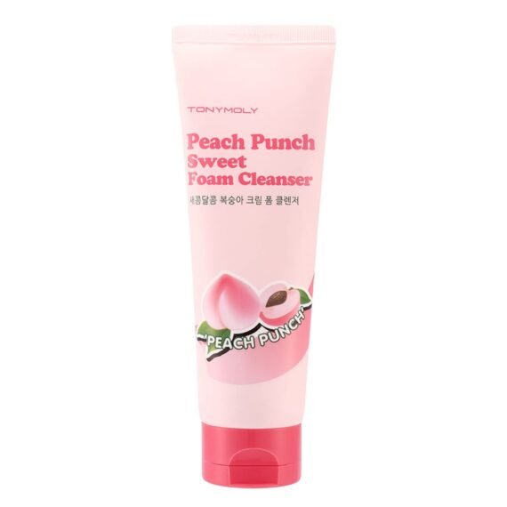 TONYMOLY Peach Punch Sweet Foam Cleanser, 5 Fl Oz
