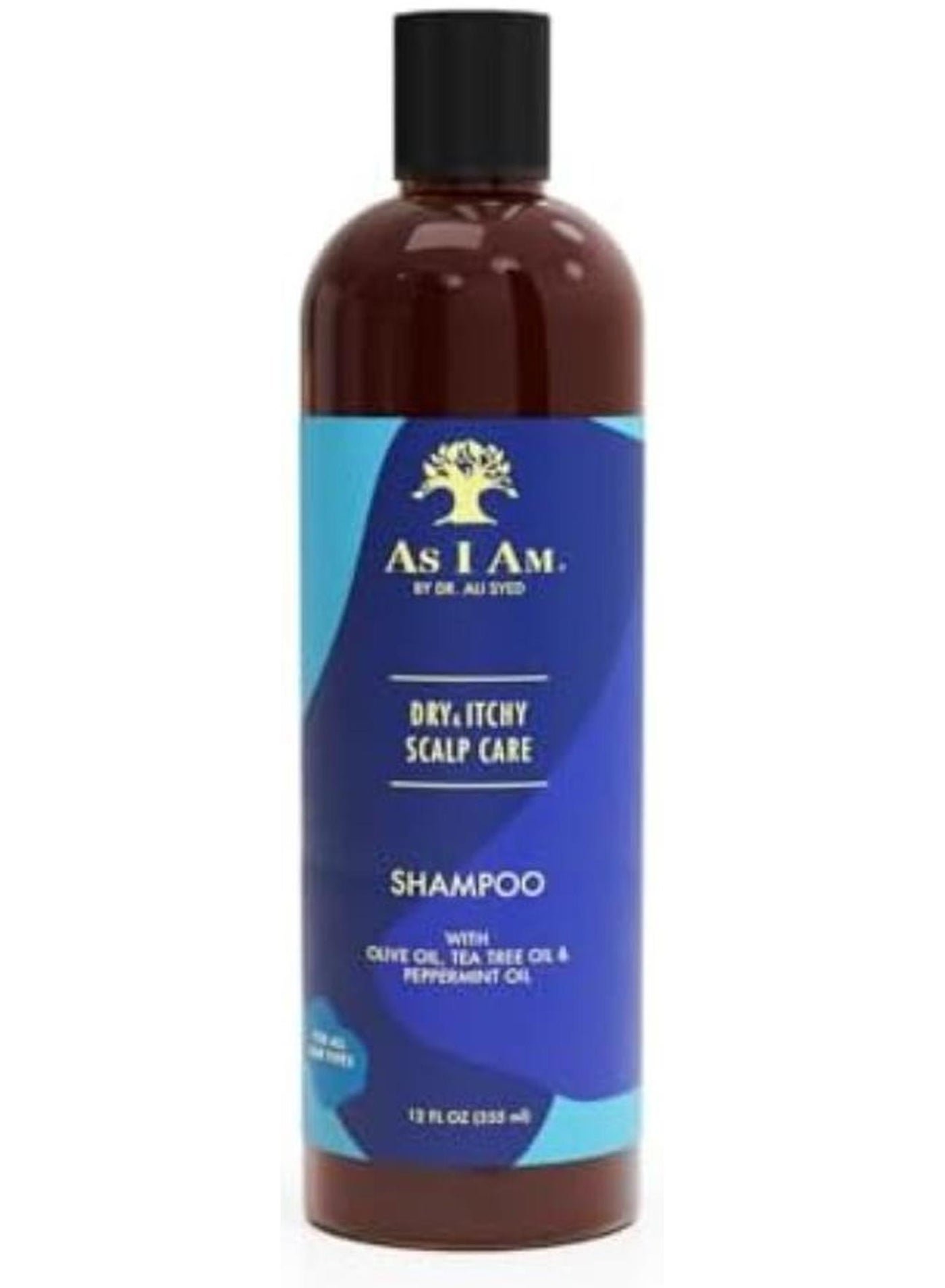 Dry & Itchy Scalp Care Shampoo Cleanses and moisturizes dry itchy scalp With olive oil, tea tree oil, and peppermint oil 355 ml