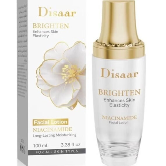Disaar Niacinamide Brighten Lotion, Deep Moisture Hydrating Cream, Boosts Strength And Elasticity, Brightens Skin Tone, Smooths Rough Texture, Lightweight Fast Absorbing Facial Treatment
