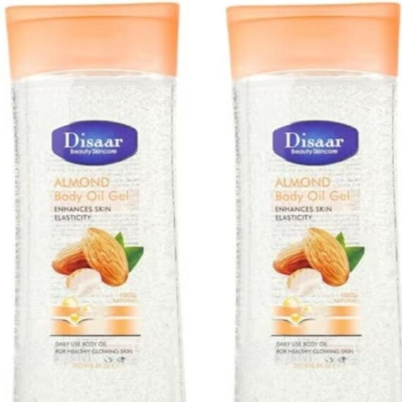 Almond Body Oil Gel Enhances Skin Elasticity 200 ml 2 Pcs