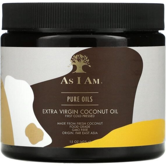 As I Am, Pure Oils, Extra Virgin Coconut Oil, (425 g)
