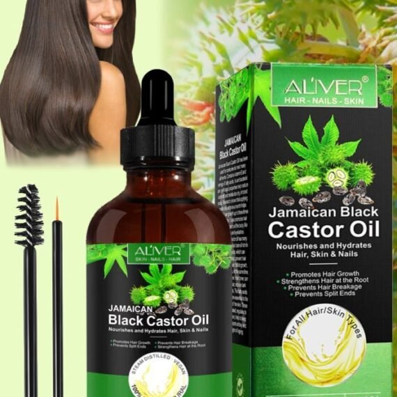 120ml Organic Castor Oil 100% Pure Cold Pressed Castor Oil for Skin Nails Hair Growth Eyebrows and Eyelashes Eyelash and Eyebrow Growth Serum Prevent Hair Eyebrow and Eyelashes Loss