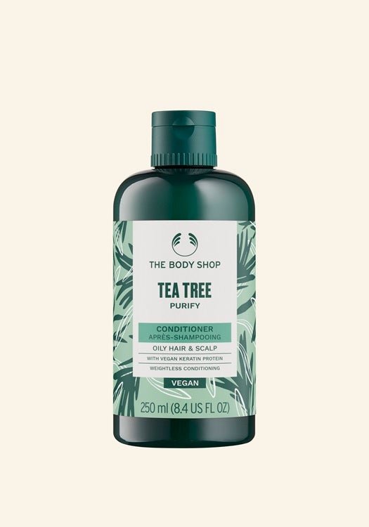 Tea Tree Purify Conditioner – Refreshing Lightweight Conditioner for Oily Hair & Scalp, Hydrating Vegan Keratin Formula, 250ml