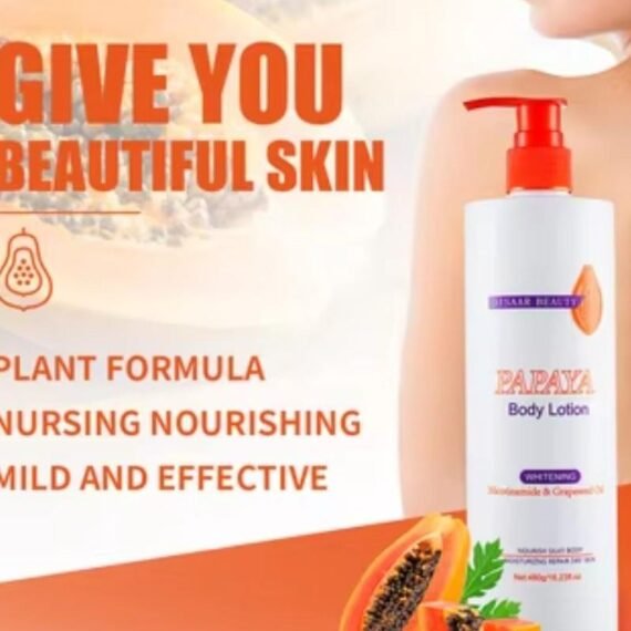 Organic Papaya Whitening Cream Body Moisturizing Nourishing Lightening Body Lotion Cream for Black Skin 480 g