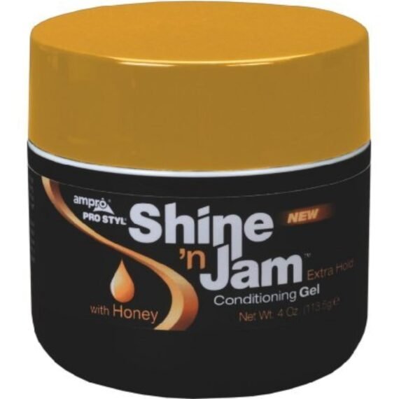 Ampro Shine 'n Jam Conditioning Gel, Extra Hold 4 oz (Pack of 2)