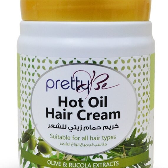 Hot Oil Hair Cream With Olive & Rucola Extracts, Suitable For All Hair Types - 1000ml