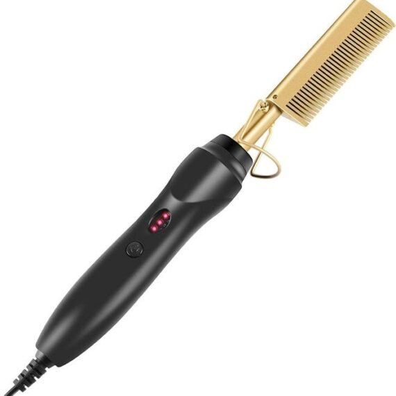 adfafw Electric Heater Comb Multifunctional Copper Hair Straightener Shower Comb