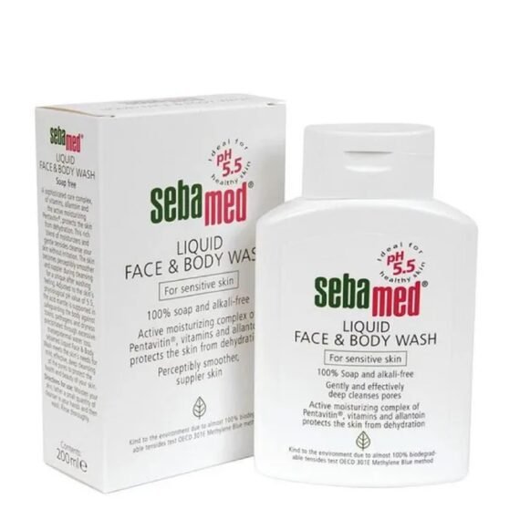 SEBAMED LIQUID FACE&BODY WASH(200ML)