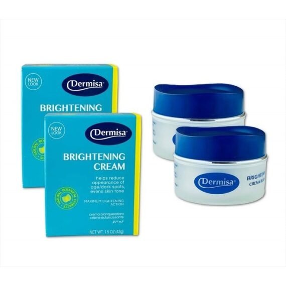 Brightening Cream with 4 Natural Botanical Extracts | Helps to Brighten and Hydrate Skin | Contains Kojic Acid, Licorice Extract, Arbutin and Indian Gooseberry (AMLA) | 1.5 OZ | Pack of 2
