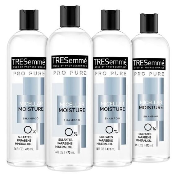 Pro Pure Shampoo For Daily Moisture Micellar Moisture Paraben Free, Dye Free Moisture Shampoo 16 oz 4 Count