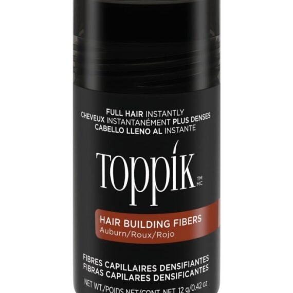 Hair Building Fibers Instant Hair Concealer for Thinning Hair, Hair Fiber for Men & Women, Texture Powder with Natural Keratin, Long-Lasting Hair Color - Auburn 12grams