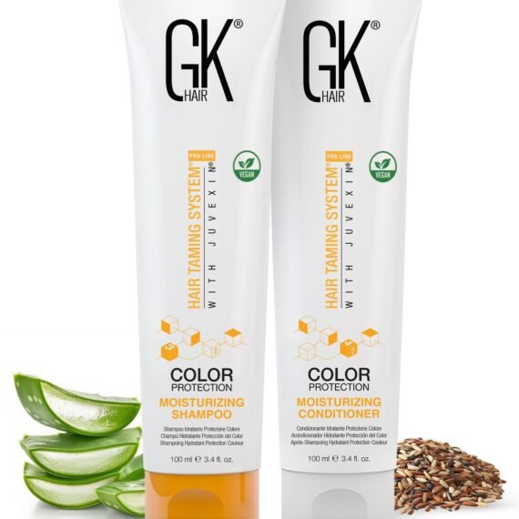 Moisturizing Shampoo and Conditioner Sets (3.4 Fl Oz/100ml) for Color Treated Hair Daily Use Cleansing Dry to Normal Sulfate Paraben-Free All Hair Types for Men and Women