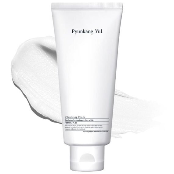 PYUNKANG YUL Cleansing Foam - Korean Facial Wash for All Skin Types - Zero-irritation Face Washer extracted from Coconut - Moisturized Skin & Creating Moisture Barrier after Cleansing - 5.1 Fl. Oz