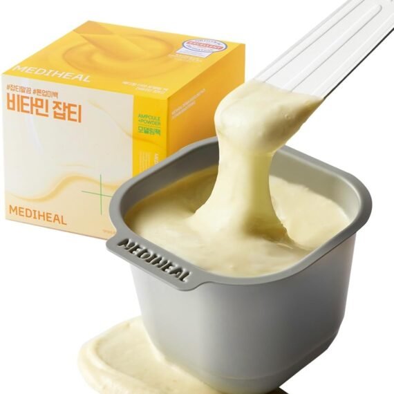 Mediheal Derma Modeling Pack (Vitamin) - Radiance Care For Smooth Skin - Easy DIY Home Spa Kits, Hydrating Icy Jelly Mask For Skin Refreshment