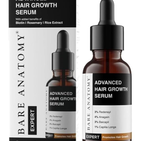 Advanced Hair Growth Serum with Redensyl, Rosemary, Rice Water (30 ml)
