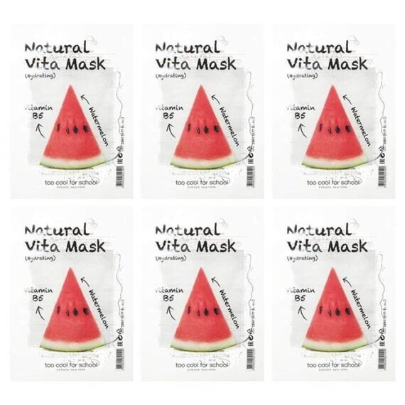 Natural Vita Mask Set, Hydrating (Vitamin B5)