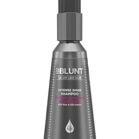 BBLUNT Intense Shine Shampoo with Rice & Silk Protein for 23X* Shinier Hair 300 ml