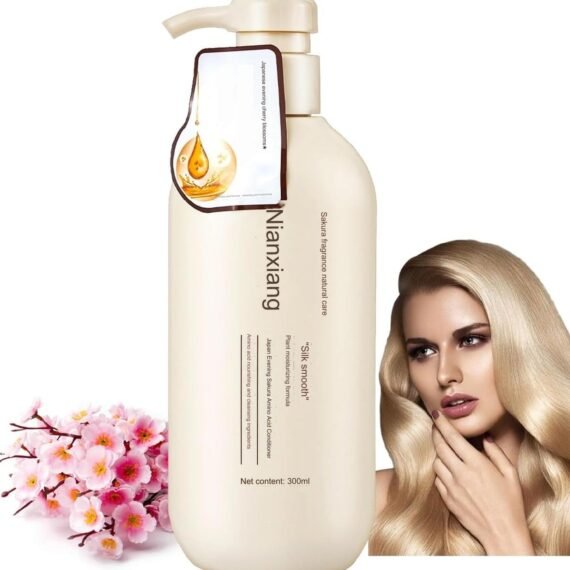 Sakura Japanese Shampoo for Hair Loss, Sakura Shampoo and Conditioner Japanese, Sakura Hair Growth Shampoo Japan'S No. 1 Shampoo, Japan Evening Sakura Nianxiang Shampoo, Thick Smooth Hair