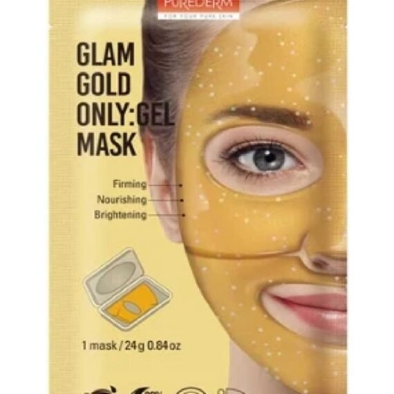 PUREDERM GLAM GOLD GEL MASK