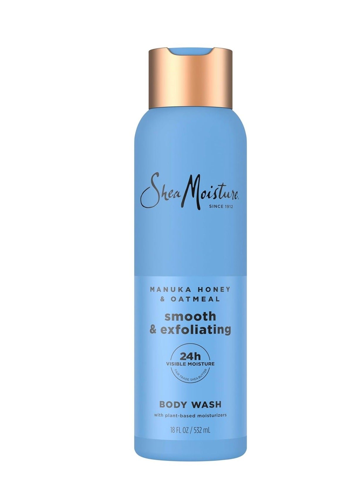 Manuka Honey Oatmeal Body Wash Smooth & Exfoliating Smooth and Exfoliating body wash for 24H Visible Moisture for Healthy, Glowing Skin 18 fl ozFluid Ounce