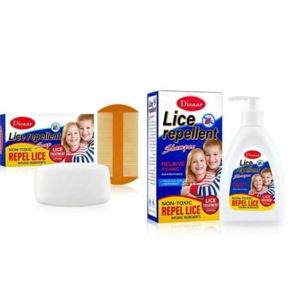 The Best set Lice For Repellent Shampoo 300ml + Lice Repellent Soap 100g