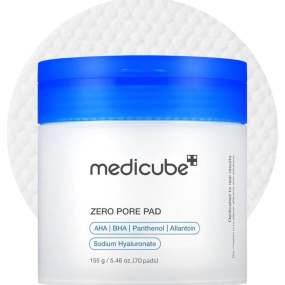 Zero Pore Pads  2.0 (70 Pads) -  Calming Toner Pads for Exfoliation, Minimizing Pores, and Blackhead Removal with PHA - Ideal for All Skin Types - Korean Skin Care