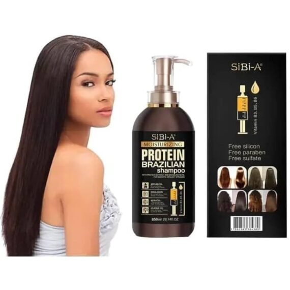 Keratine Queen Moisturizing Protein Brazilian Shampoo 800mlIt contains argan oil