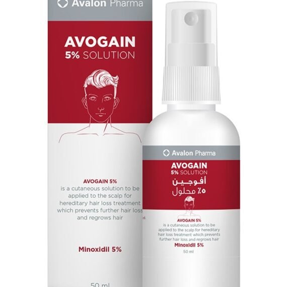 Avogain 5% Spray Solution For Men Clear 50ml